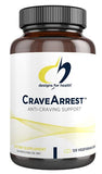 Designs for Health CraveArrest - L-Tyrosine Anti-Craving Support Supplement with 5-HTP, B6, Rhodiola, B12 - Designed for Serotonin + Dopamine Support (120 Capsules)
