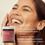 Arrae All Natural Heartburn Relief and Prevention, Immediate Relief from Indigestion and Acid Reflux, 60 Capsules