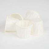 GOLDEN APPLE, 0.5oz-250ct White Treated Paper Souffle Portion Cups for Measuring, Medicine, Samples, Jello Shots,Harvest Paper. Compostable Souffle, Portion Cup