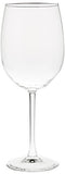 Amazon Basics All-Purpose Wine Glasses, 19-Ounce, Set of 4
