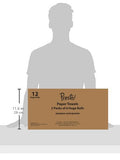 Amazon Brand - Presto! Flex-a-Size Paper Towels, Huge Roll, 12 Count = 30 Regular Rolls