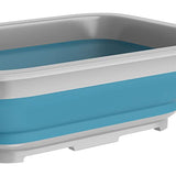 Wakeman Outdoors Collapsible Multiuse Wash Bin- Portable Wash Basin/Dish Tub/Ice Bucket with 10 L Capacity for Camping, Tailgating, More