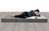 Milliard 6-Inch Memory Foam Tri Folding Mattress with Ultra Soft Removable Cover and Non-Slip Bottom (75 inches x 31 inches)