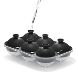 Samuelworld Large Sphere Ice Tray Mold Whiskey Big Ice Maker 6 x 2.5 Inch Ice Ball for Cocktail and Scotch
