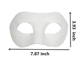 15 PCS White Masks, DIY Unpainted Masquerade Masks