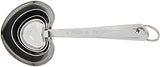 Kate Aspen Love Beyond Measure Spoons, Heart Shaped Measuring Spoons, Stainless Steel