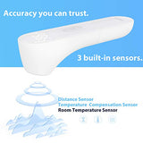 No Touch Forehead Thermometer by iHealth, No Contact Baby Thermometer for Best Accuracy with 3 Ultra sensitive sensors, Home Medical Level Digital Fever Thermometer with Instant Reading for Baby, Kids