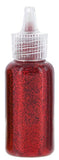 Emraw 20 ml Glitter Glue in Bright Classic Colors: Gold, Silver, Red, Green, Blue & Purple Used for Gluing, Drawing, Writing, Outlining (6 Pack)