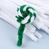 Zxiixz 100 PCS Pipe Cleaners, White Chenille Stems Creative Craft Pipe Cleaners for Crafts Decorations, Boutiques, Sewing, Weddings, Home