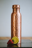 Kosdeg Hammered Copper Water Bottle 34 Oz Extra Large - an Ayurvedic Copper Vessel - Drink More Water, Lower Your Sugar Intake and Enjoy The Health Benefits Immediately