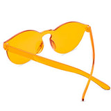 RTBOFY 10 Pairs Rimless Round Party Sunglasses Colored Glasses Transparent Round Super Retro Sunglasses Cool Sunglasses for Women