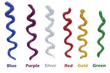 Emraw 20 ml Glitter Glue in Bright Classic Colors: Gold, Silver, Red, Green, Blue & Purple Used for Gluing, Drawing, Writing, Outlining (6 Pack)