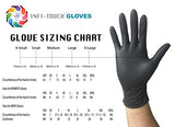 Heavy Duty Nitrile Gloves, Infi-Touch Strong & Tough, High Chemical Resistant, Disposable Gloves, Powder-Free, Non Sterile (1, Medium)