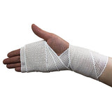 ZJCCTO Elastic Bandage 4 Pack. 2 Inches Wide x (13 to 15 ft. When Stretched) with Hook and Loop on Both Ends, Latex Free Bandage. Perfect Compression Wrap for Varicose Veins,Sprained Ankle