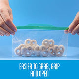 Ziploc Snack and Sandwich Bags for On the Go Freshness, Grip 'n Seal Technology for Easier Grip, Open, and Close, 90 Count, Pack of 3 (270 Total Bags)
