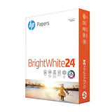 HP Printer Paper | 8.5 x 11 Paper | BrightWhite 24 lb |1 Ream - 500 Sheets| 100 Bright | Made in USA - FSC Certified | 203000R