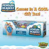 YoYa Toys Beadeez Penguin Stress Relief Balls (Set of 3) - Anxiety Relief Squeezing Squishy Balls for Kids and Adults - Funny Fidget Sensory Toy Filled with Water Beads - ADHD Hand Finger Exerciser