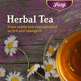 Yogi Tea - Comforting Chamomile Tea (6 Pack) - Soothes Mild Tension and Promotes Sleep - Caffeine Free - 96 Organic Herbal Tea Bags