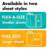 Amazon Brand - Presto! Flex-a-Size Paper Towels, Huge Roll, 12 Count = 30 Regular Rolls