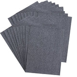U.S. Art Supply Graphite Carbon Transfer Paper 9" x 13" - 25 Sheets - Black Tracing Paper for All Art Surfaces