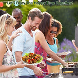 Minisland Premium 12 Inch Bamboo Skewers for Kabobs 4mm Thick Round BBQ Food Sticks 100 Counts in 2 Packs, Many Sizes Choices 4.7"/5.5"/6"/7"/8"/10"/12" -MSL167