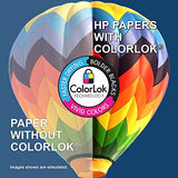 HP Printer Paper | 8.5 x 11 Paper | BrightWhite 24 lb |1 Ream - 500 Sheets| 100 Bright | Made in USA - FSC Certified | 203000R