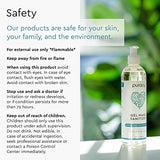 Puracy Hand Sanitizer Gel Set for Home and Office, Natural Citrus & Sea Salt 70% Alcohol Skin Softening Non-Drying Formula, 12 Fl Oz (3-Pack)