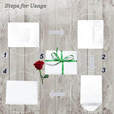 100 Sheets White Tissue Paper - Artdly 14 x 20 Inches Recyclable White Wrapping Paper Bulk for Weddings Birthday DIY Project Christmas Gift Wrapping Crafts Decor