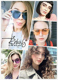 RTBOFY 10 Pairs Rimless Round Party Sunglasses Colored Glasses Transparent Round Super Retro Sunglasses Cool Sunglasses for Women