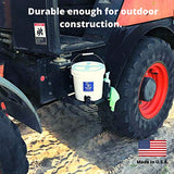 Scrub n Go Hand Wash Station 2 Gallon Portable Heavy Duty Bucket with Bottle Bracket and Easy Flow Faucet