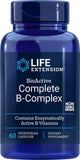 Life Extension Bio Active Complete B Complex  60 Veg Caps (packaging may vary)