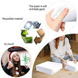 100 Sheets White Tissue Paper - Artdly 14 x 20 Inches Recyclable White Wrapping Paper Bulk for Weddings Birthday DIY Project Christmas Gift Wrapping Crafts Decor