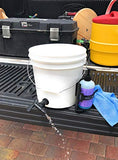 Scrub n Go Hand Wash Station 2 Gallon Portable Heavy Duty Bucket with Bottle Bracket and Easy Flow Faucet