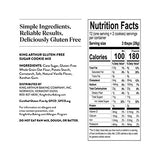King Arthur, Gluten-Free Sugar Cookie Mix, Gluten-Free, Non-GMO Project Verified, Certified Kosher, 12 Ounces