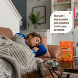 Upspring Stomach Settle Drops with Ginger, Lemon, Spearmint, Honey & B6 | Lemon-Ginger-Honey Flavor | Relieves Nausea, Gas, Bloating, Motion & Morning Sickness* | 28 Individually Wrapped Drops