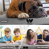 Willpo Memory Foam Camping Mattress 24" 72" 2 3/8" Portable Comfortable Outdoor Indoor Hiking Backpacking Compact Thick Sleeping Pad Floor Guest Bed Lightweight Car Camp Tent Mattress Travel Bag