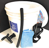 Scrub n Go Hand Wash Station 2 Gallon Portable Heavy Duty Bucket with Bottle Bracket and Easy Flow Faucet