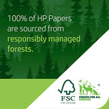 HP Printer Paper | 8.5 x 11 Paper | BrightWhite 24 lb |1 Ream - 500 Sheets| 100 Bright | Made in USA - FSC Certified | 203000R