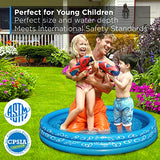 JAMBO Kiddie Pool- Inflatable Swimming Pool for Kids, Toddlers, and Baby | Doubles as a Ball Pit & Dog Pool | Great Splash Pool Backyard Water Toys