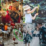 UBITREE Bubble Wands Set for Kids Outdoor Giant Bubbles Wand Funny Bubbles Maker Toys for Boys Girls 3 Pcs Bubble Sticks Perfect for Birthday Party Favors Lawn Park Beach Summer Fun