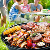 Minisland Premium 12 Inch Bamboo Skewers for Kabobs 4mm Thick Round BBQ Food Sticks 100 Counts in 2 Packs, Many Sizes Choices 4.7"/5.5"/6"/7"/8"/10"/12" -MSL167