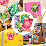 GEGEWOO Make A Monster Stickers Halloween Stickers for Kids Halloween Party Supplies Activities for Monster Themed Birthday Party Games