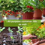 Organic Succulent and Cactus Soil Mix, Professional Potting Soil Fast Drainage Pre-Mixed Blend, Garden Soil for Indoor Plants, Aloe Vera, Snake Plant, Spider Plant, Herbs, Houseplants, 2 Quarts