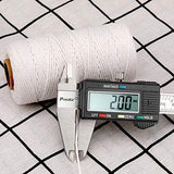 G2PLUS White String,Cotton Bakers Twine,328 Feet 2MM Natural White Cotton String for Crafts,Gift Wrapping String,Arts & Crafts,Home Decor,Gift Packaging