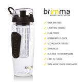 Brimma Leak Proof Fruit Infuser Water Bottle, Large 32 Oz.