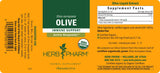 Herb Pharm Certified Organic Olive Leaf Liquid Extract for Immune System Support