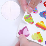 Aneco 288 Pieces Valentines Heart Tattoos Assorted Styles Valentine's Day Temporary Tattoos Red Heart Tattoos for Valentine's Party Favor