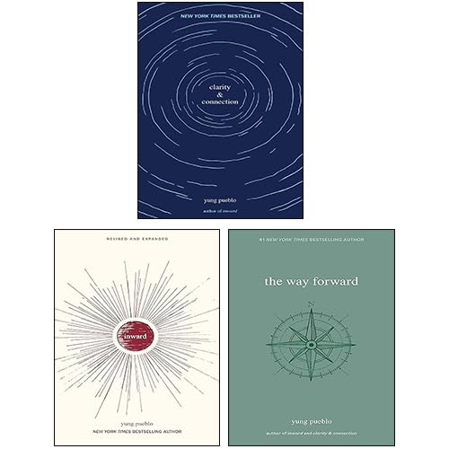 The Inward Trilogy 3 Books Collection Set By yung pueblo(Inward, Clarity & Connection, The Way Forward)