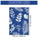 Sun Print Paper Kit Cyanotype Paper, 24 Sheets Cyanotype Papers with 1 Sheet Acrylic Panel, High Sensitive Nature Sun/Solar Activated Sun Printing Art Paper for Arts Crafts DIY Project