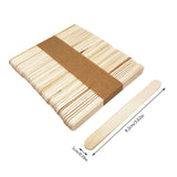 Wooden Craft Sticks, 3.6 Inch Long Natural Wood Popsicle Ice Sticks for DIY Wood Crafts, Hair Removal and Waxing Supplies, Paint Stirrer, Art Projects and Ice Sticks (100 Pieces)